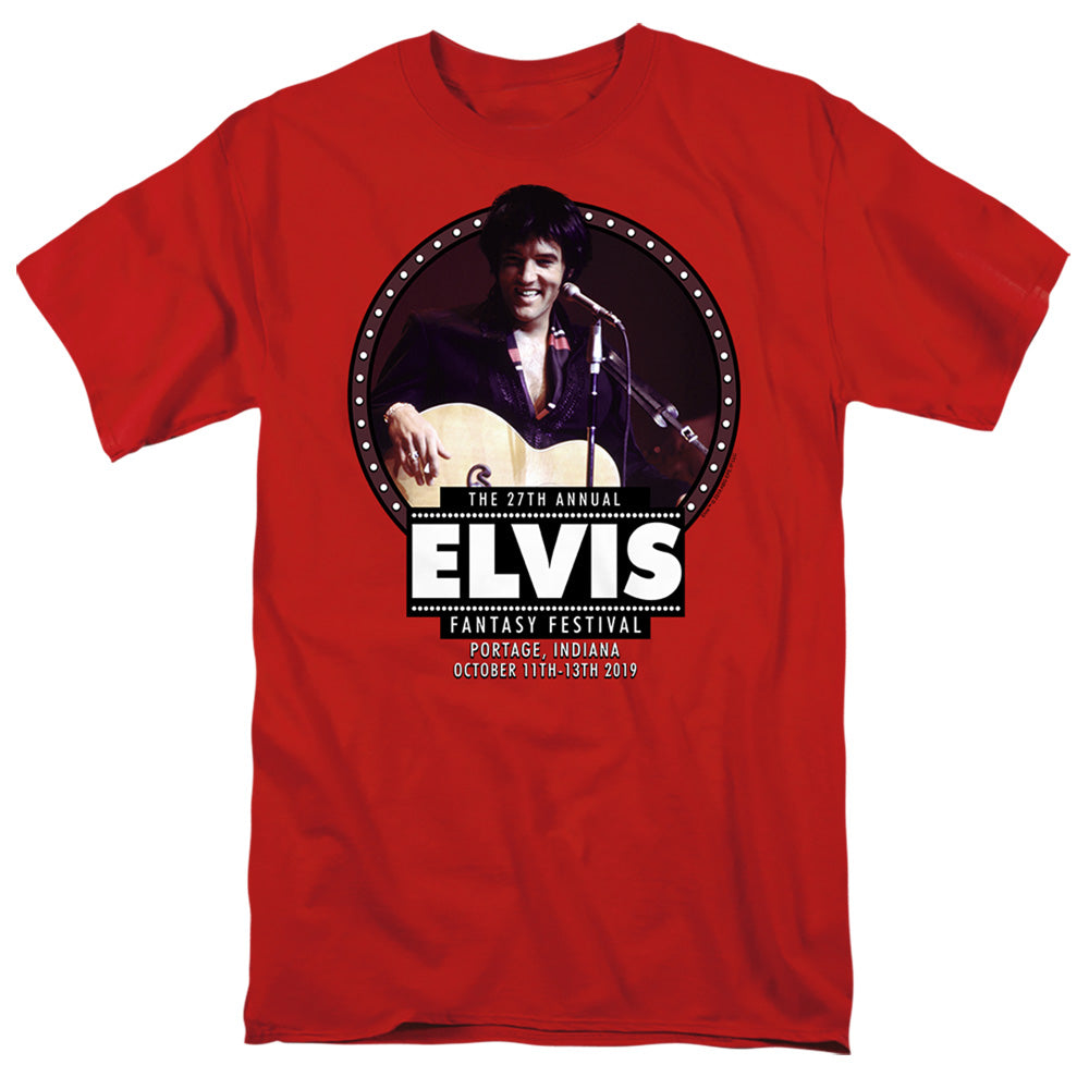 Elvis Presley Elvis Fantasy Fest 2019 Mens T Shirt Red