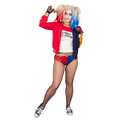 Harley Quinn DELUXE Sequins Halloween Costume Under garment