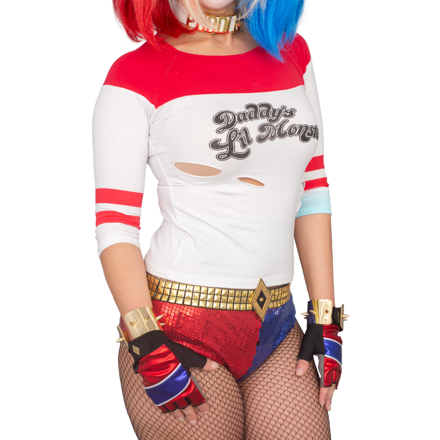 Daddy's Little Monster Raglan T Shirt