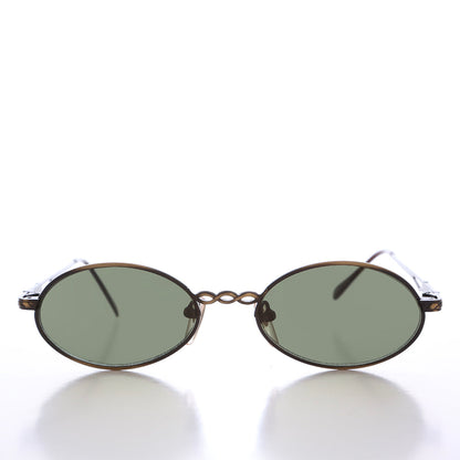 90s Fancy Oval Sunglasses - Fairburn