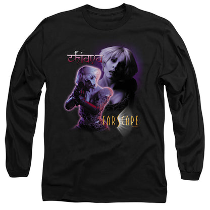 Farscape Chiana Mens Long Sleeve Shirt Black Officially Licensed