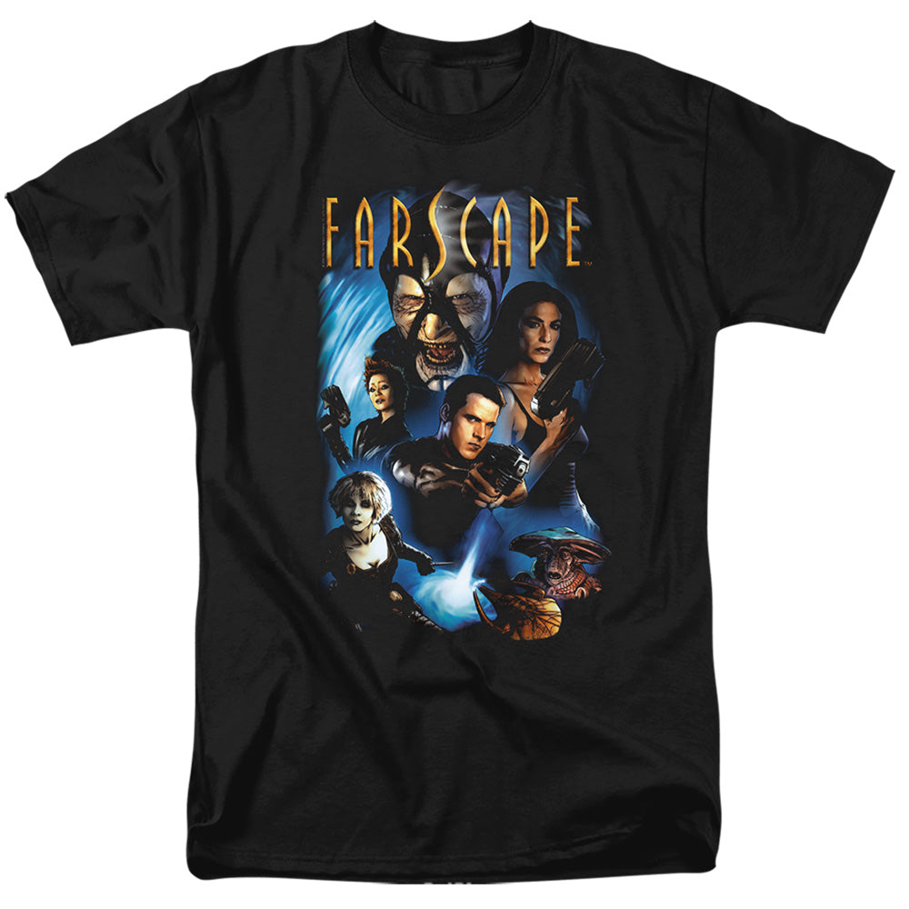 Farscape Comic Cover Mens T Shirt Black