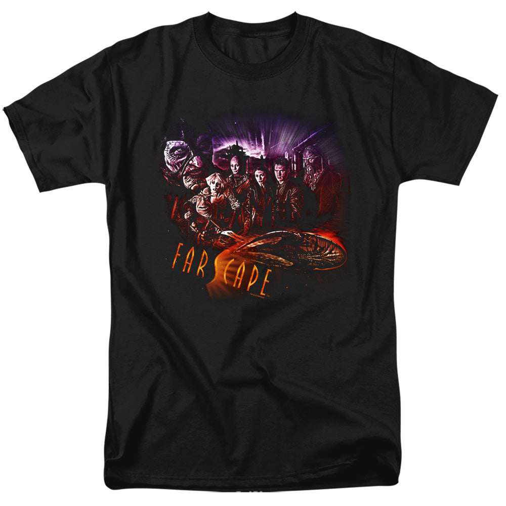 Farscape Graphic Collage Mens T Shirt Black