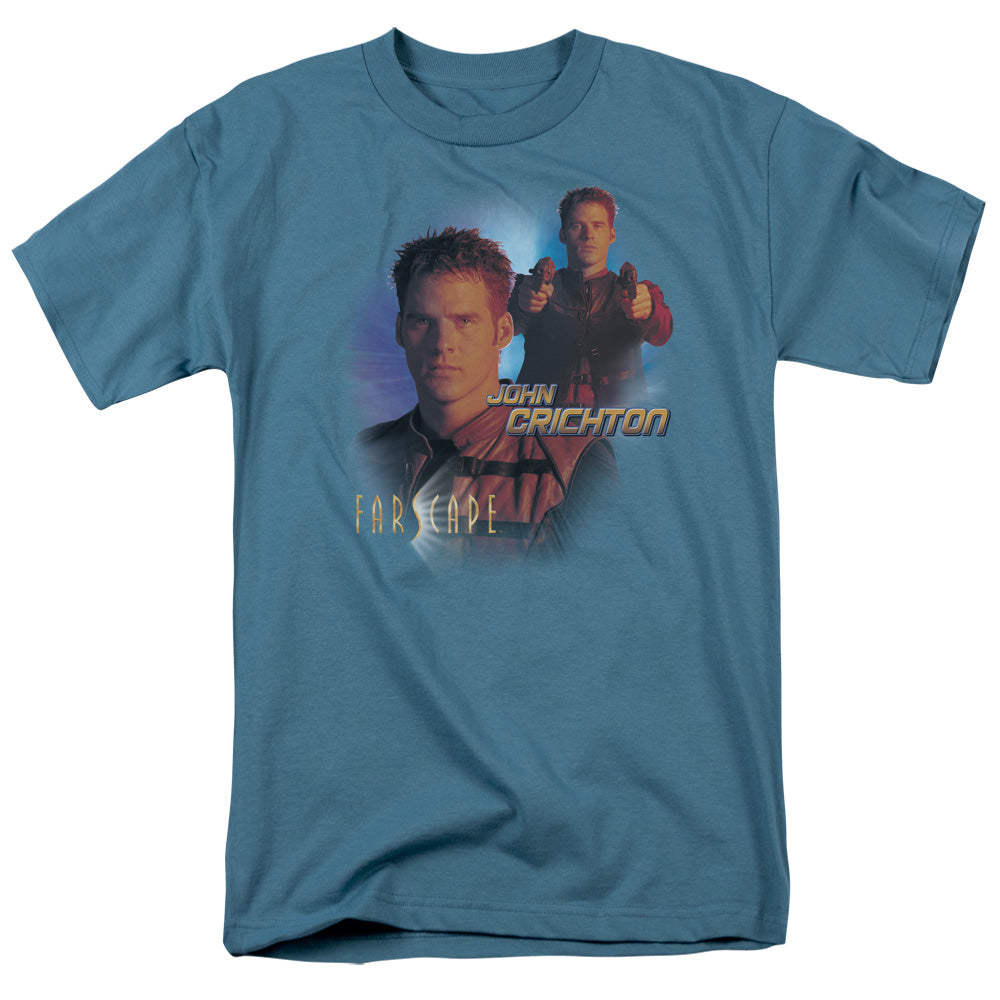 Farscape John Crichton Mens T Shirt Slate