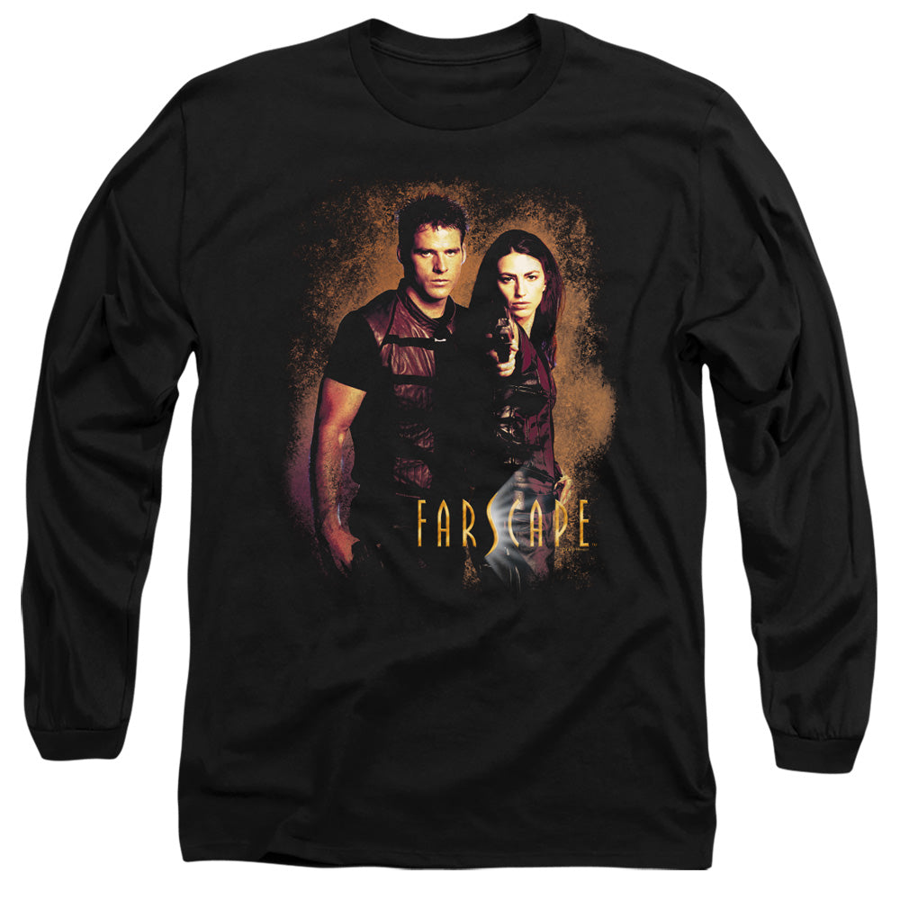 Farscape Wanted Mens Long Sleeve Shirt Black Officially Licensed