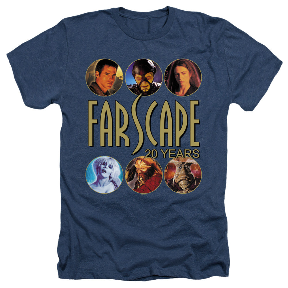 Farscape 20 Years Heather Mens T Shirt Navy