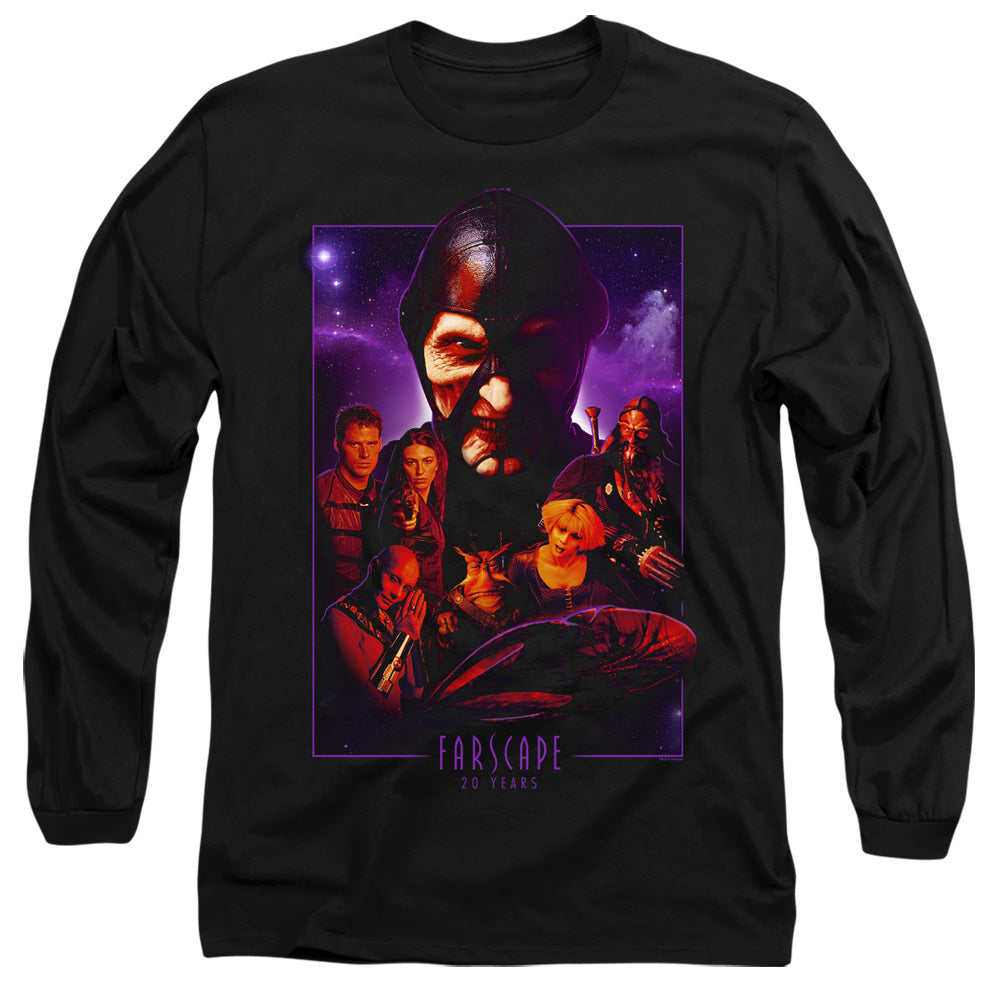 Farscape 20 Years Collage Mens Long Sleeve Shirt Black Officially Licensed