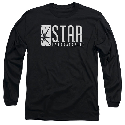 The Flash S.T.A.R. Mens Long Sleeve Shirt Black Officially Licensed
