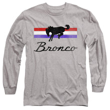 Load image into Gallery viewer, Ford Bronco Bronco Stripes Mens Long Sleeve Shirt Athletic Heather Officially Licensed
