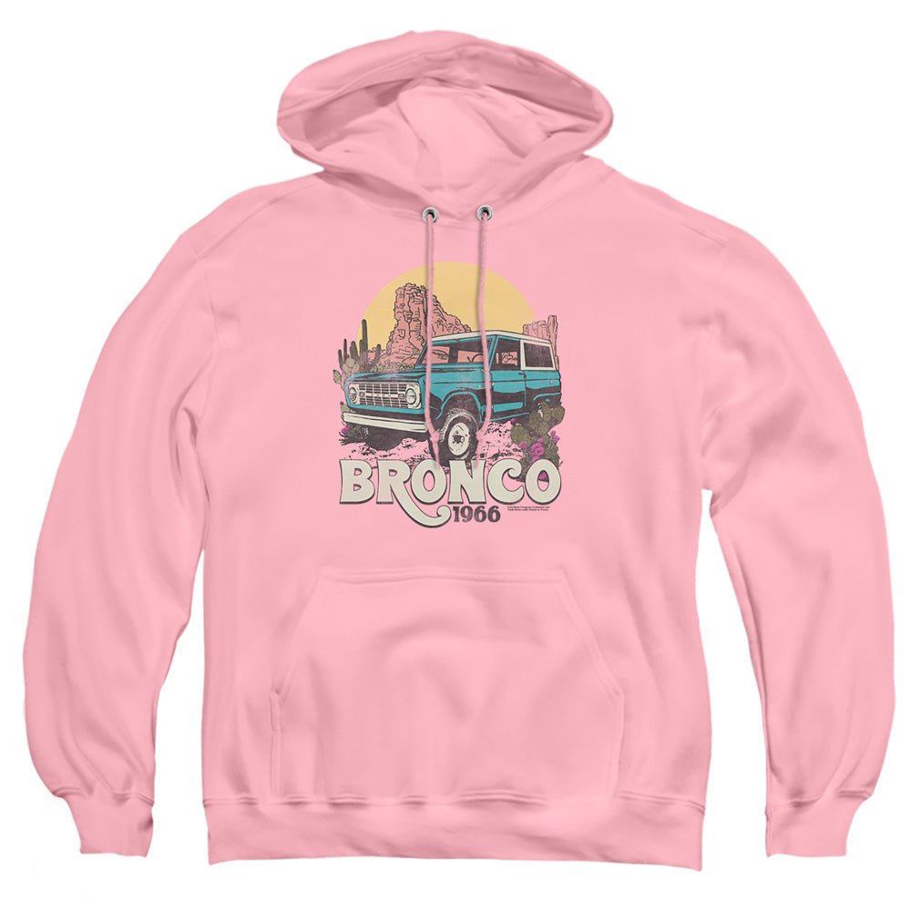 Ford Bronco Bronco Desert Ride Mens Hoodie Pink