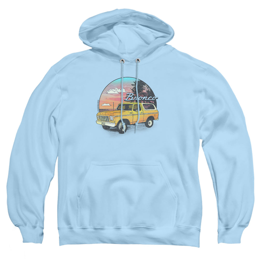 Ford Bronco Bronco At The Beach Mens Hoodie Light Blue