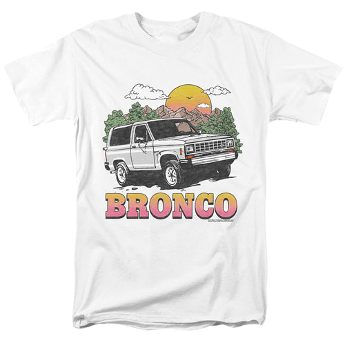 Ford Bronco Bronco In The Mountains Mens T Shirt White