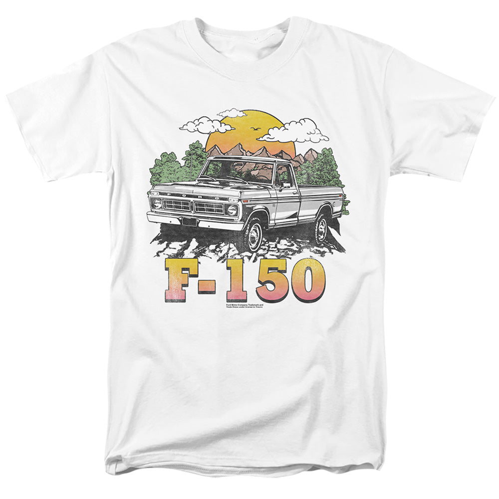 Ford Bronco F150 Mountain Ride Mens T Shirt White