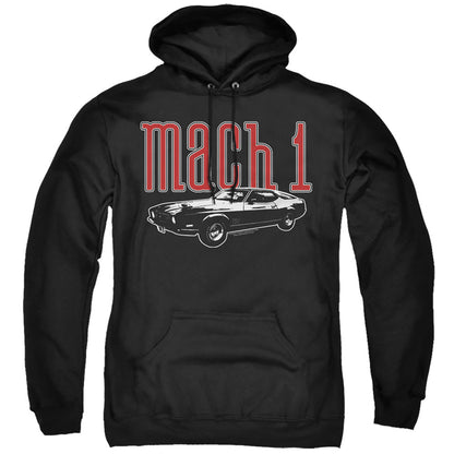 Ford Mustang Mach 1 Mens Hoodie Black