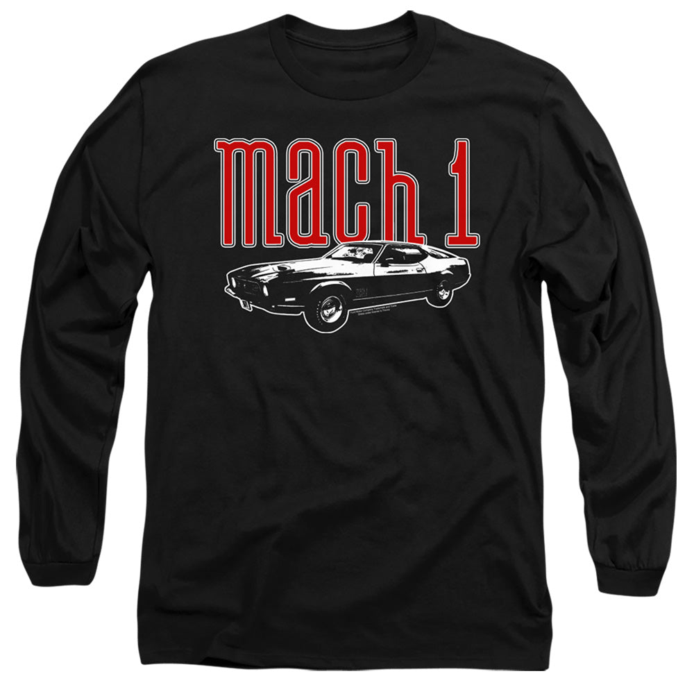 Ford Mustang Mach 1 Mens Long Sleeve Shirt Black Officially Licensed