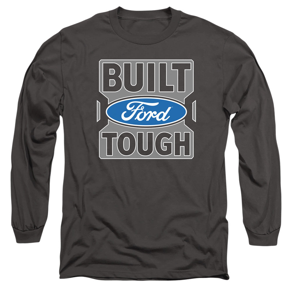 Ford Trucks Built Ford Tough Mens Long Sleeve Shirt Charcoal Officially Licensed