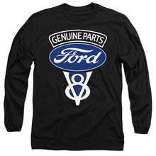 Load image into Gallery viewer, Ford V8 Genuine Parts Mens Long Sleeve Shirt Black Officially Licensed
