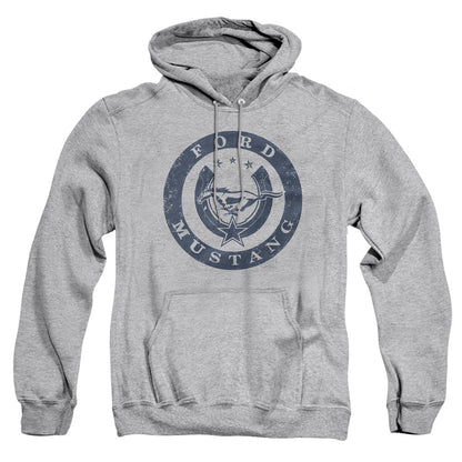 Ford Mustang Lucky Ford Mustang Mens Hoodie Athletic Heather