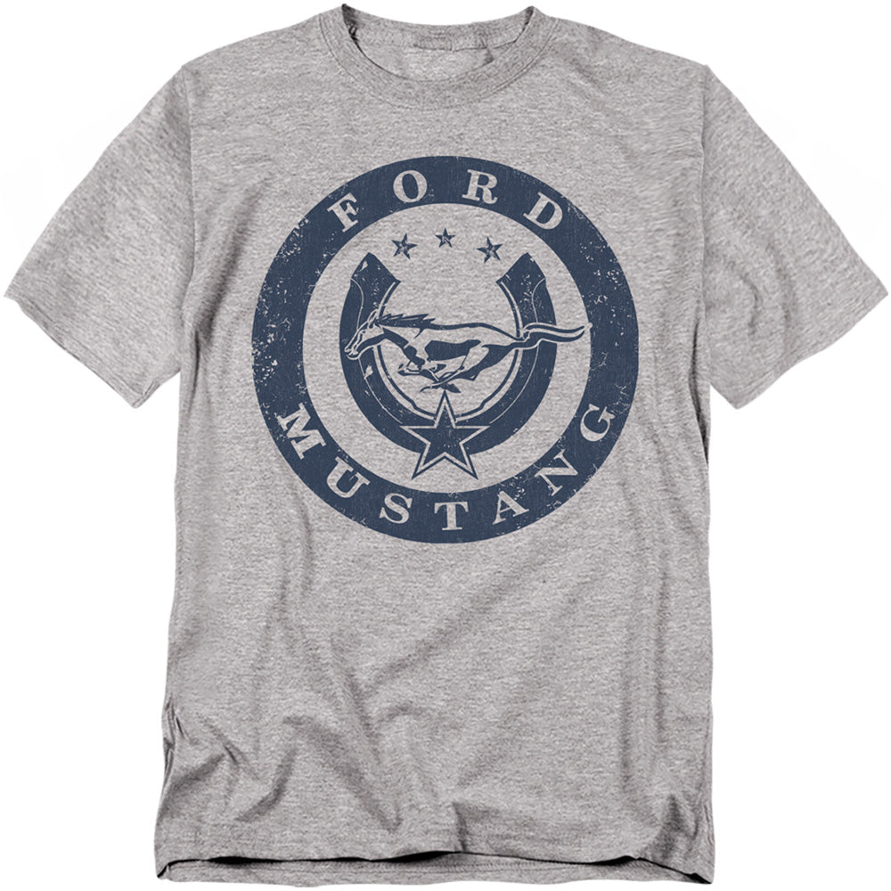 Ford Mustang Lucky Ford Mustang Mens T Shirt Athletic Heather