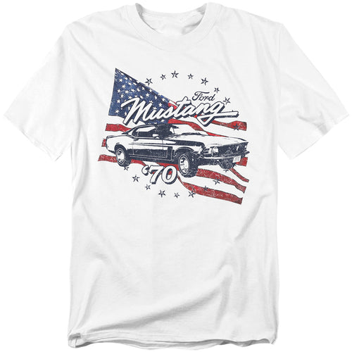 Ford Mustang 70 Mustang Mens T Shirt White