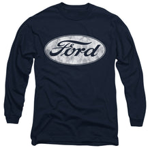 Load image into Gallery viewer, Ford Logo Mens Long Sleeve Shirt Navy Officially Licensed
