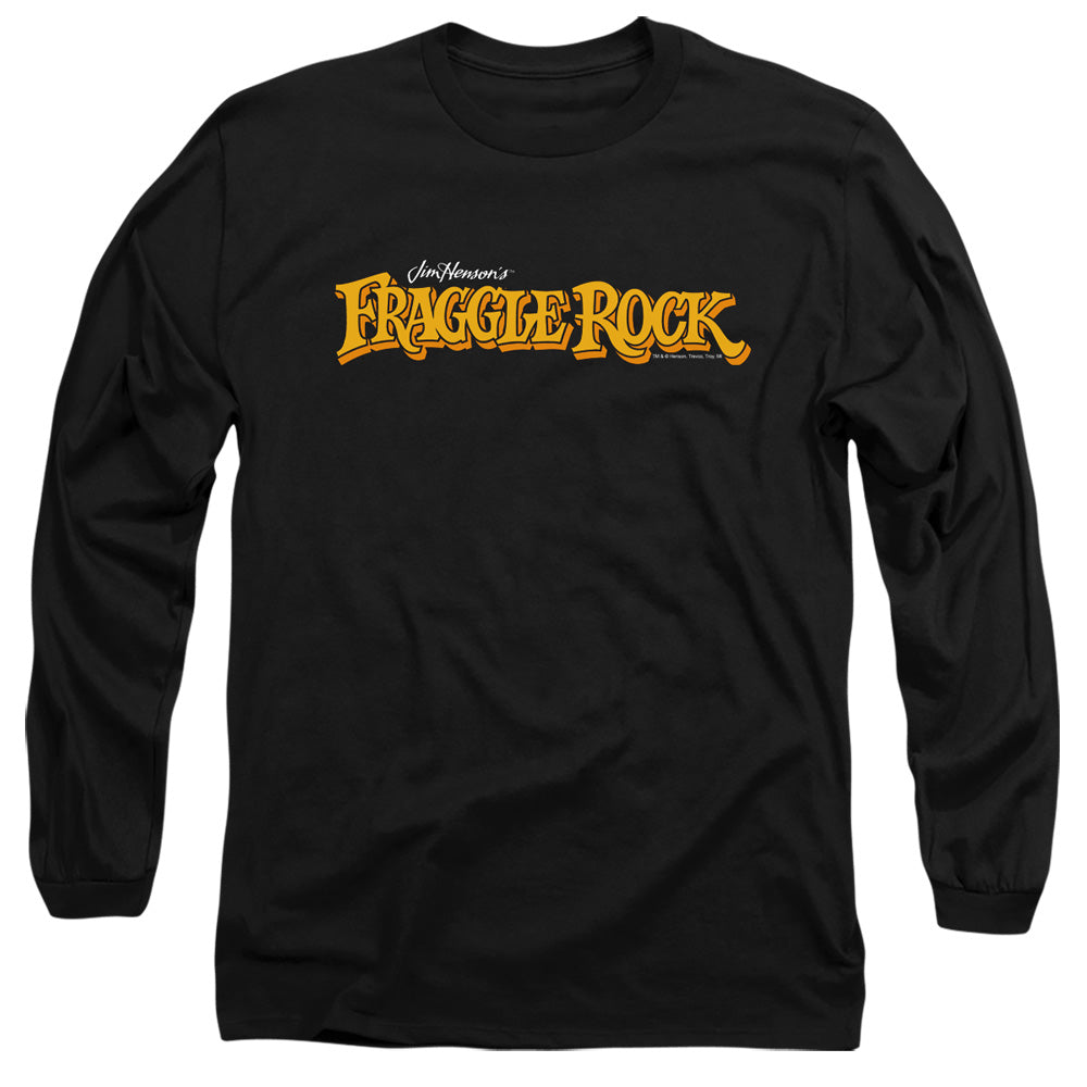 Fraggle Rock Logo Mens Long Sleeve Shirt Black Officially Licensed