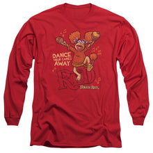 Load image into Gallery viewer, Fraggle Rock Dance Mens Long Sleeve Shirt Red Officially Licensed
