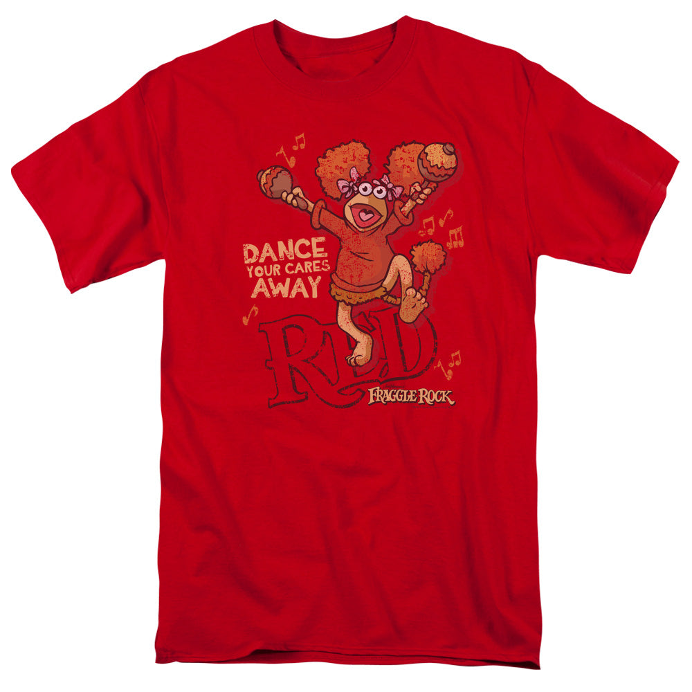 Fraggle Rock Dance Mens T Shirt Red