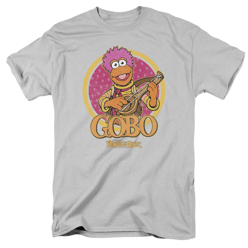 Fraggle Rock Gobo Circle Mens T Shirt Silver