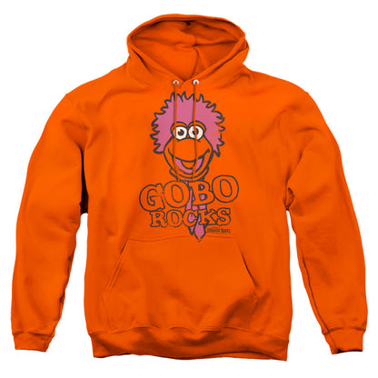 Fraggle Rock Gobo Rocks Mens Hoodie Orange