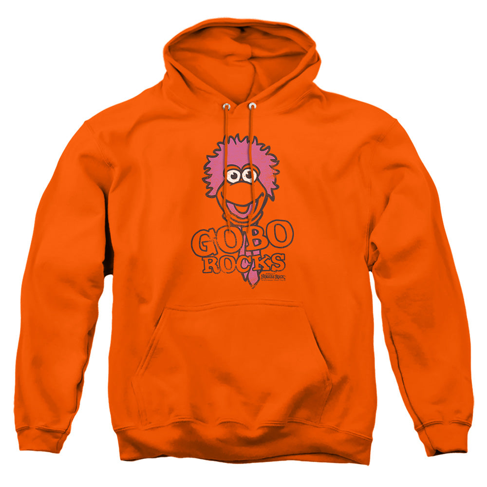 Fraggle Rock Gobo Rocks Mens Hoodie Orange