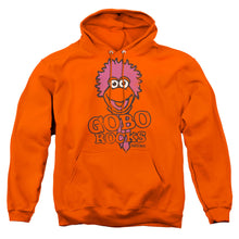 Load image into Gallery viewer, Fraggle Rock Gobo Rocks Mens Hoodie Orange
