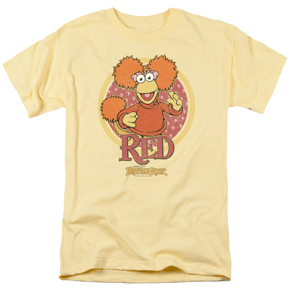 Fraggle Rock Red Circle Mens T Shirt Banana