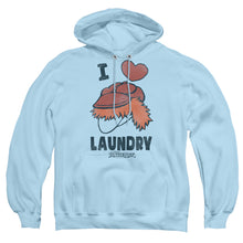 Load image into Gallery viewer, Fraggle Rock Laundry Lover Mens Hoodie Light Blue
