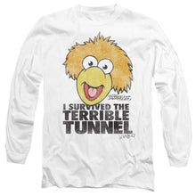 Load image into Gallery viewer, Fraggle Rock Terrible Tunnel Mens Long Sleeve Shirt White Officially Licensed
