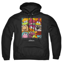 Load image into Gallery viewer, Fraggle Rock Squared Mens Hoodie Black
