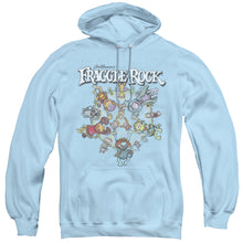 Load image into Gallery viewer, Fraggle Rock Spinning Gang Mens Hoodie Light Blue
