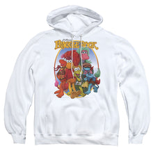 Load image into Gallery viewer, Fraggle Rock Group Hug Mens Hoodie White
