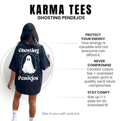 Ghosting Pendejos (Males) Graphic Tee Womens T Shirt