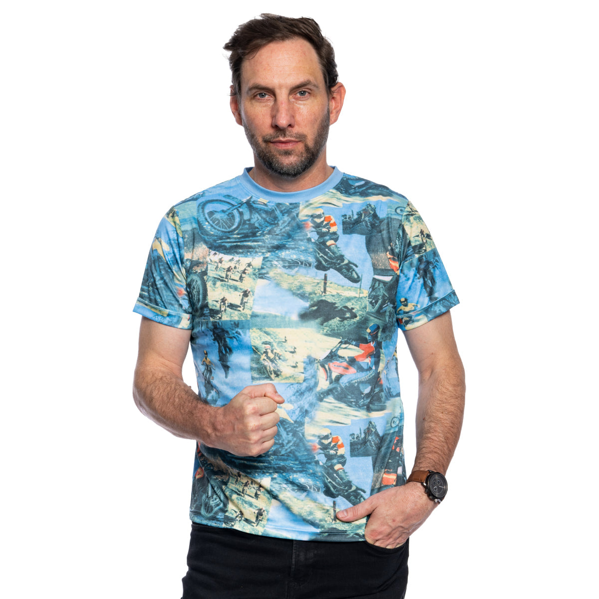 Fight Soap Tyler Blue Short Sleeve T Shirt