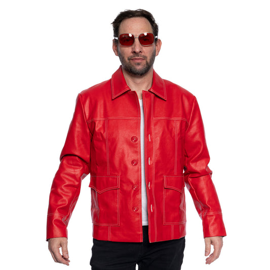 Fight Soap Tyler Leather Jacket Halloween Costume Fighter Cosplay