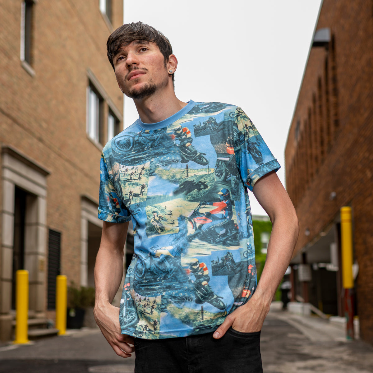 Fight Soap Tyler Blue Short Sleeve T Shirt