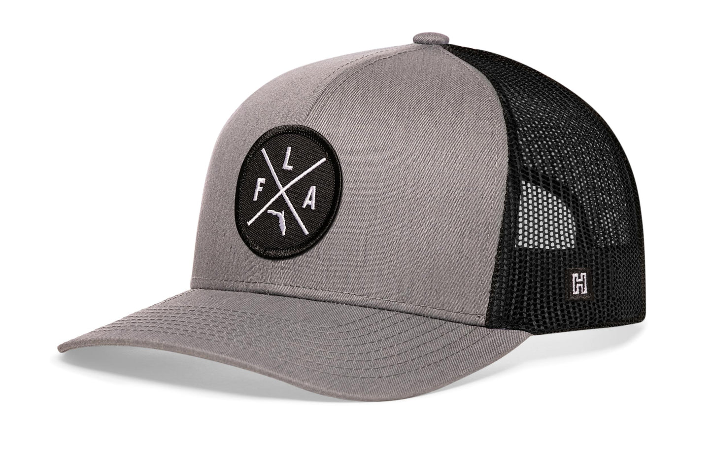 Florida Trucker Haka Hat Gray-Black FLA X Snapback