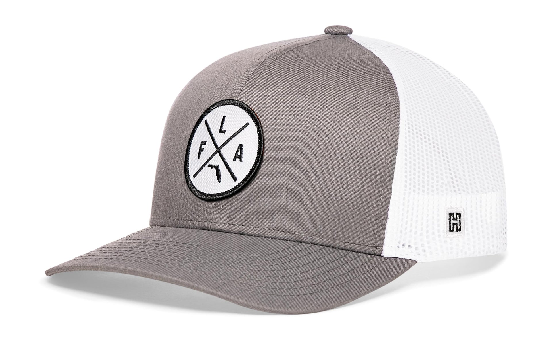 Florida Trucker Haka Hat Gray-White FLA X Snapback