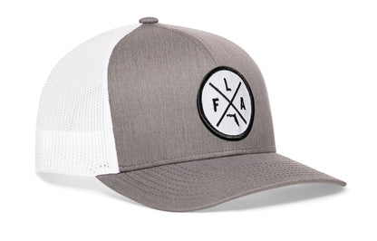 Florida Trucker Haka Hat Gray-White FLA X Snapback