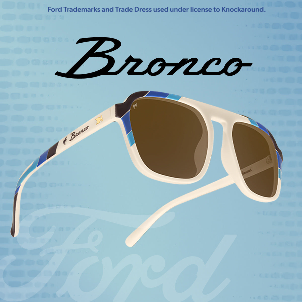 Ford Bronco Pacific Palisades Officially Licensed Knockaround Sunglasses