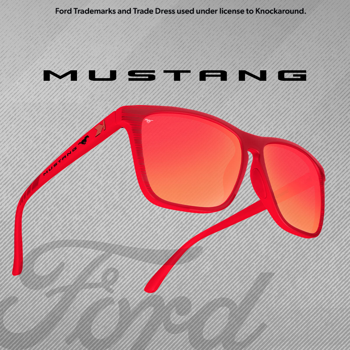 Ford Mustang Fast Lanes Sport Officially Licensed Knockaround Sunglasses