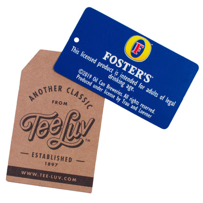 Foster's Logo Mens T Shirt Blue