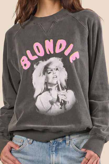 Blondie Atomic Pullover Crewneck Sweatshirt Dark Grey