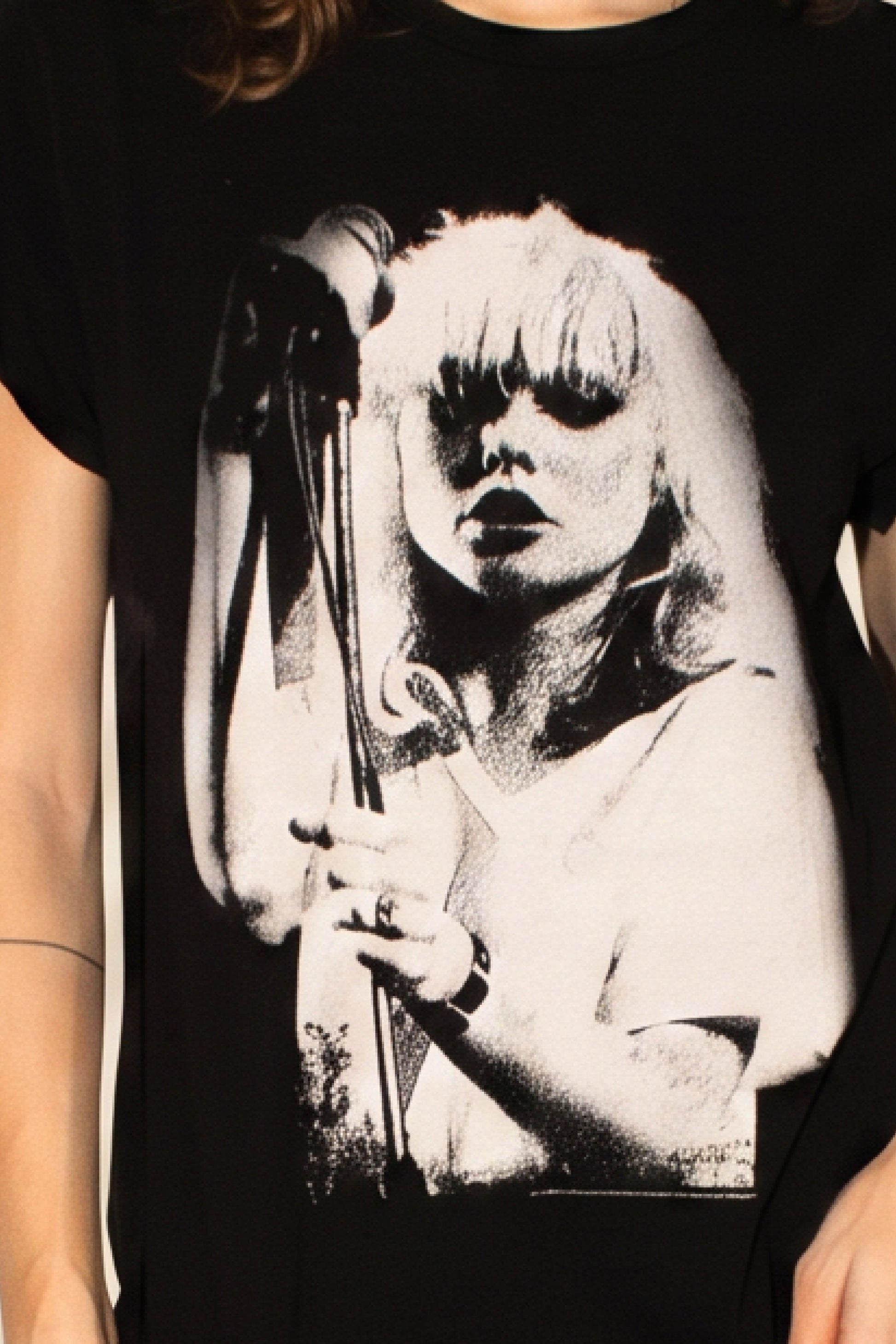 Blondie Pretty Baby Tee Womens T Shirt Black